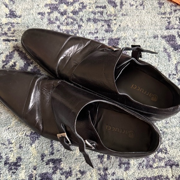 Men’s Size 13 Carucci Genuine Leather Cap Toe Double Monk Strap Shoe in Black main image 6